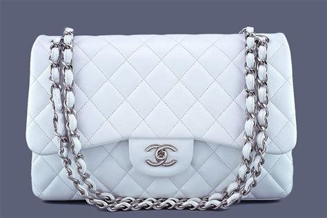 chanel white classic flap|authentic chanel classic flap bag.